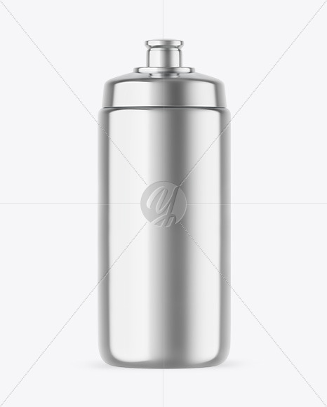 Metallic Sport Bottle Mockup Metallic Sport Bottle Mockup