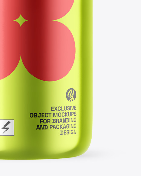 Metallic Sport Bottle Mockup Metallic Sport Bottle Mockup