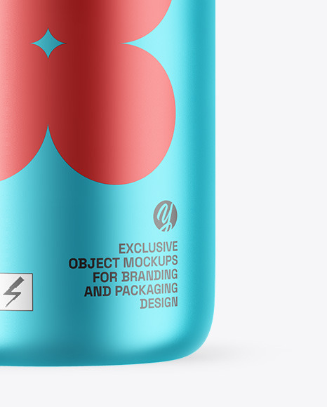 Matte Metallic Sport Bottle Mockup Matte Metallic Sport Bottle Mockup
