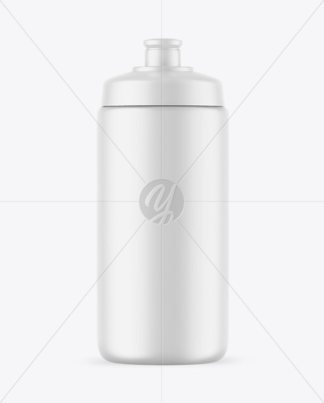 Matte Sport Bottle Mockup