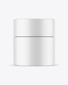 Matte Cosmetic Jar Mockup