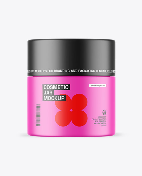 Matte Cosmetic Jar Mockup - Matte+cosmetic+jar