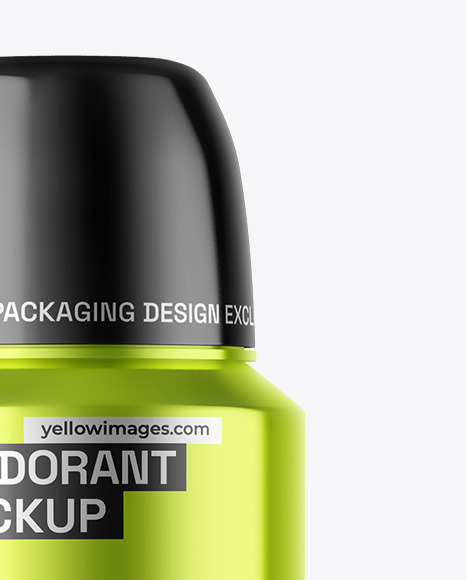 Metallic Deodorant Mockup