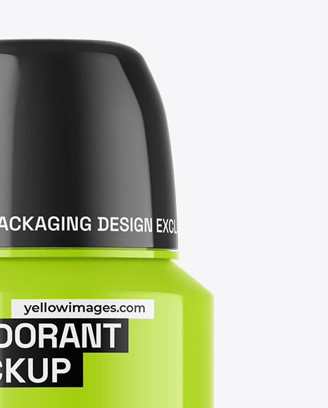 Glossy Deodorant Mockup