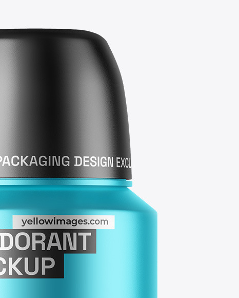 Matte Metallic Deodorant Mockup