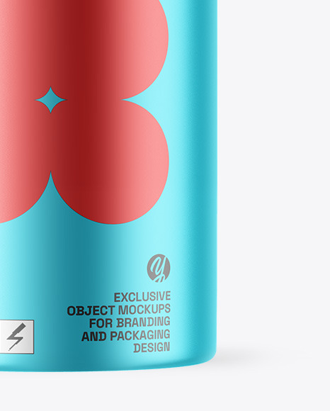 Matte Metallic Deodorant Mockup