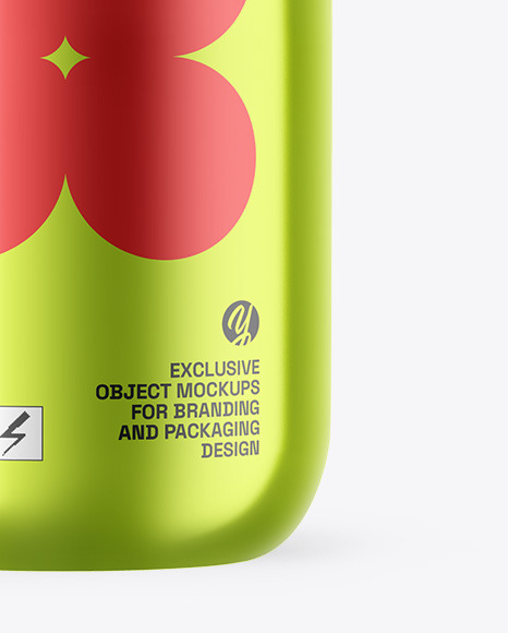 Metallic Sport Bottle Mockup Metallic Sport Bottle Mockup