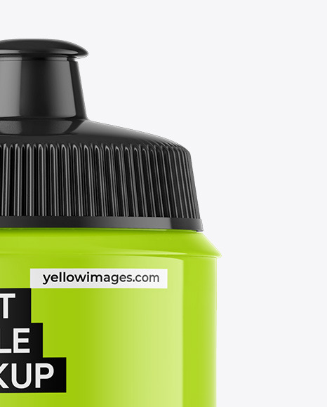 Glossy Sport Bottle Mockup Glossy Sport Bottle Mockup