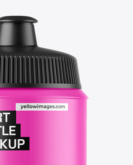 Matte Sport Bottle Mockup Matte Sport Bottle Mockup
