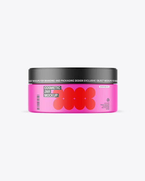 Matte Cosmetic Jar Mockup - Matte+cosmetic+jar