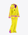 Snowboard Overall Mockup – Half Side View