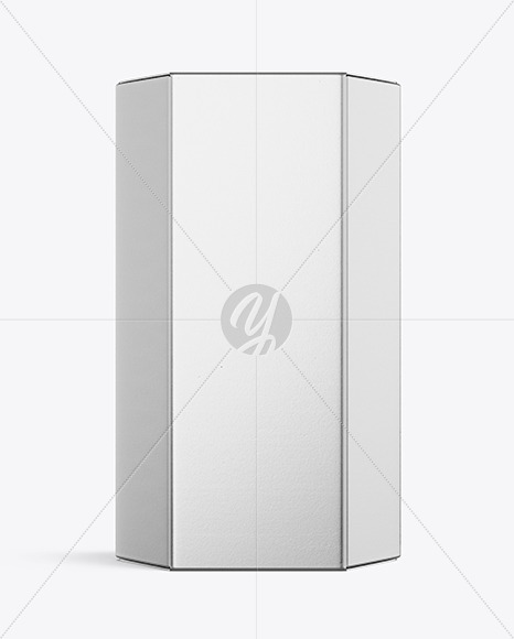 Hexagonal Metallized Paper Box Mockup - Free Download Images High ...