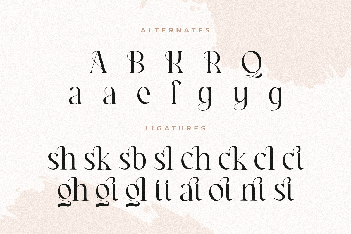 Almost - Elegant Nostalgic Display Font Almost - Elegant Nostalgic Display Font