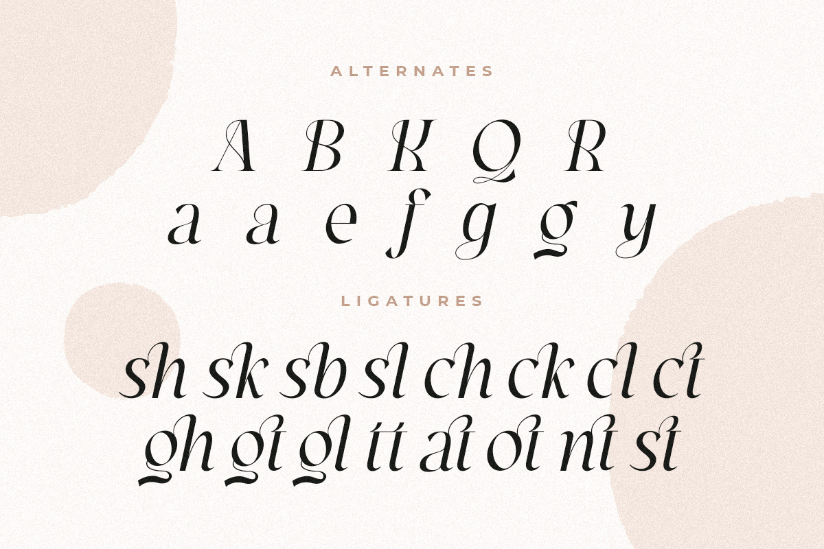 Almost - Elegant Nostalgic Display Font Almost - Elegant Nostalgic Display Font