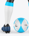 Soccer Kit w/ Mannequin Mockup - Back View