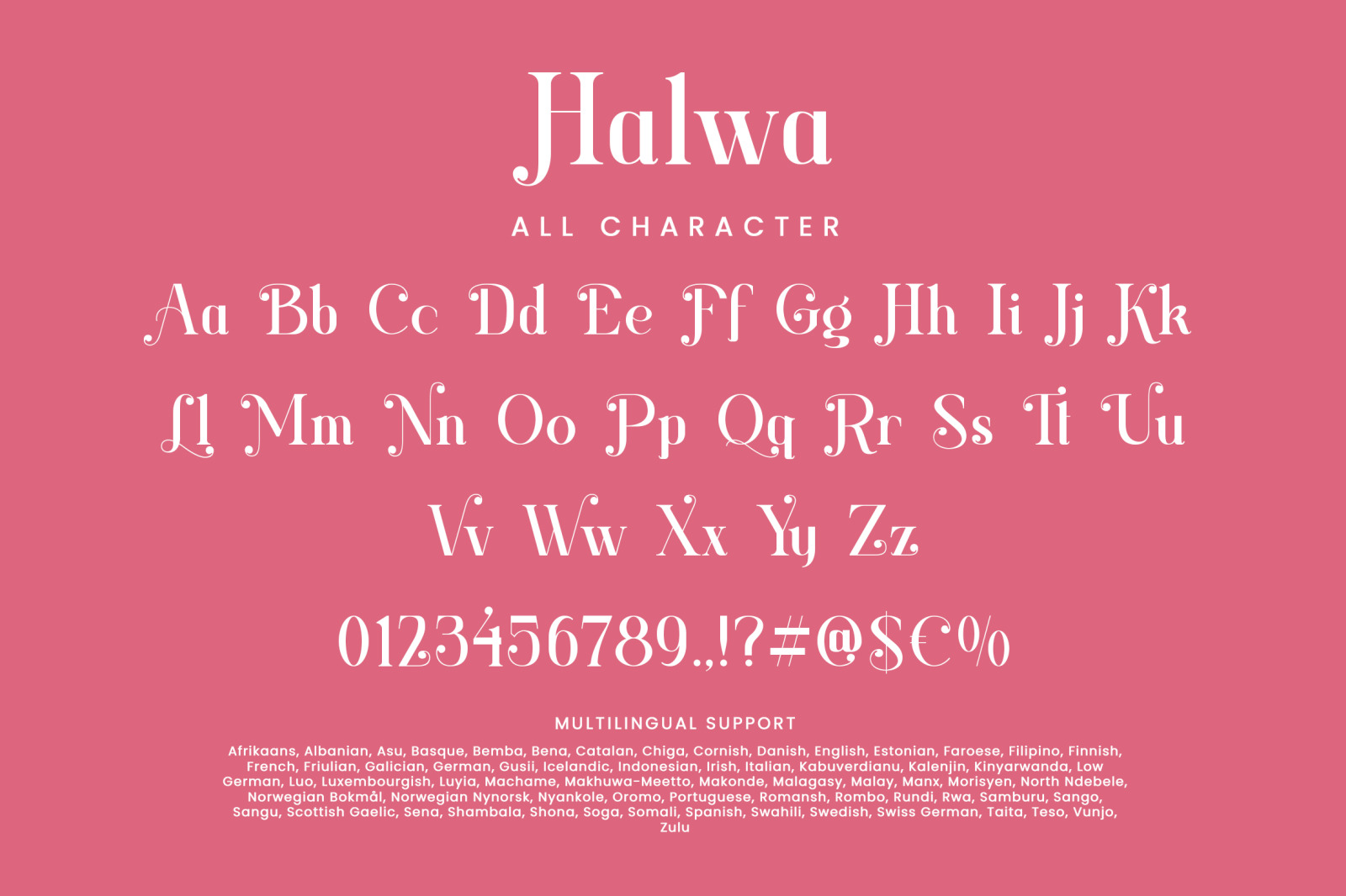 Halwa Font