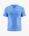 Men's Medical Shirt Mockup - Front View