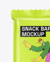 Glossy Snack Bar Mockup