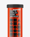 Matte Tablet Tube Mockup