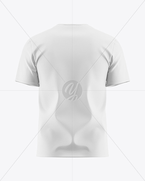 Men's Medical Shirt Mockup - Back View