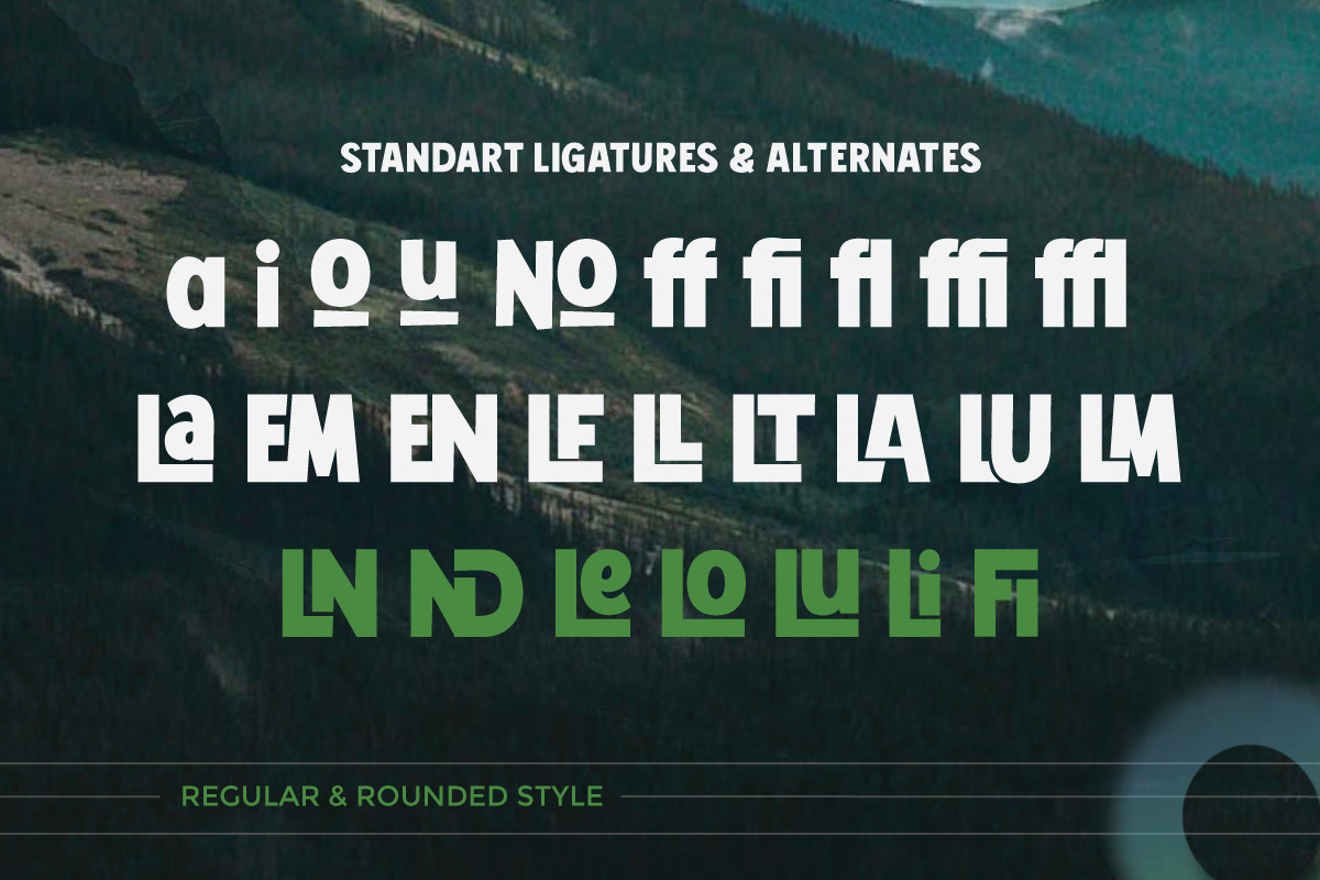 Gayo Land - Sans Serif Display Bold Font