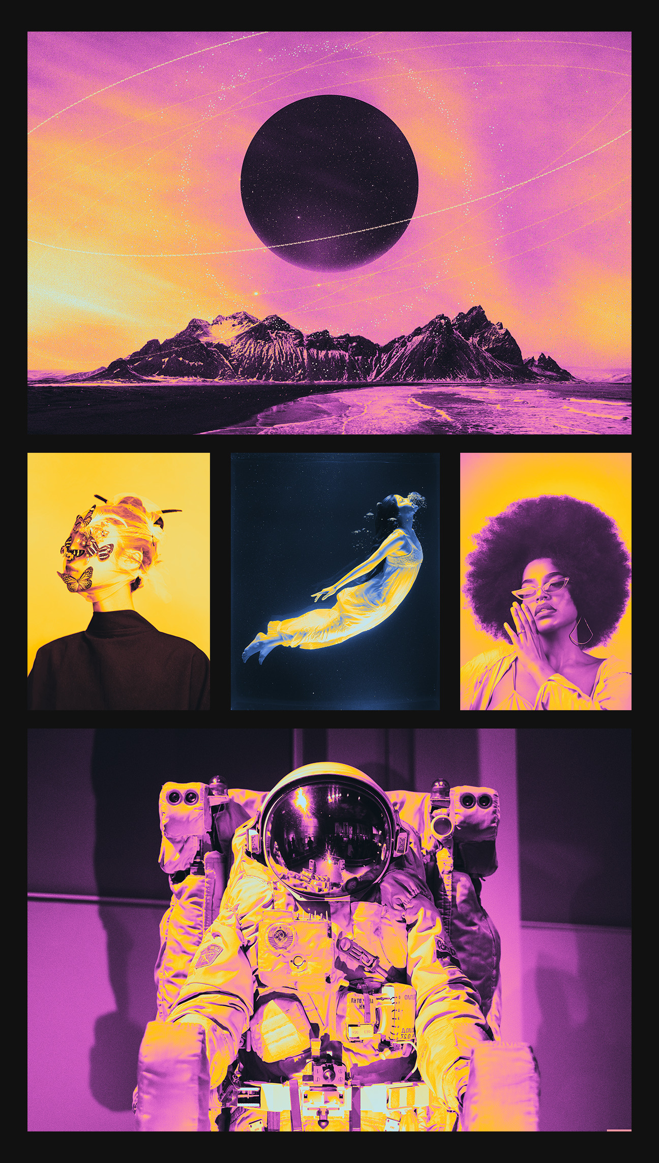 Acid gradient maps photo effects Acid gradient maps photo effects