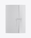 Matte Folder With String Closure
