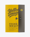 Matte Folder With String Closure