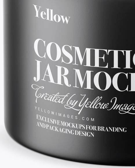 Opened Matte Cosmetic Jar Mockup (High-Angle Shot) Opened Matte Cosmetic Jar Mockup (High-Angle Shot)