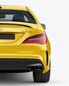 Mercedes CLA 45 AMG Mockup - Back View