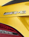 Mercedes CLA 45 AMG Mockup - Back View