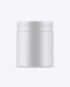 Matte Protein Jar Mockup