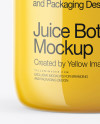 Orange Juice Bottle Mockup