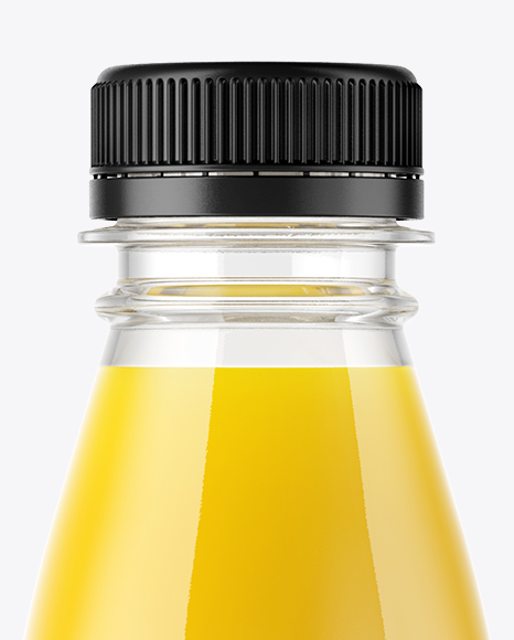 Orange Juice Bottle Mockup