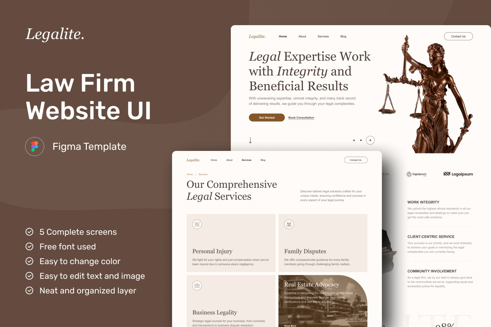 LegaLite - Law Firm Website