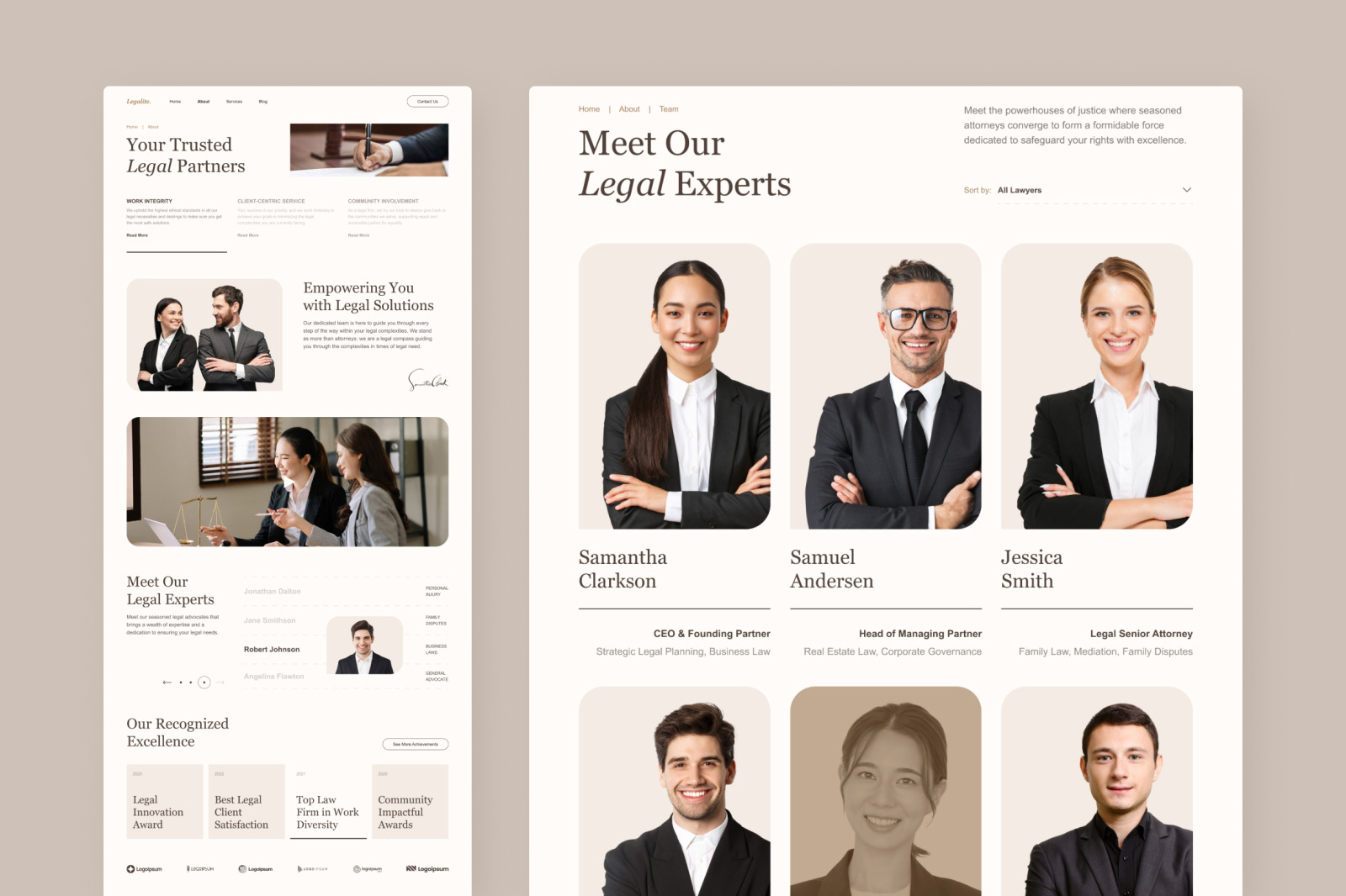 LegaLite - Law Firm Website