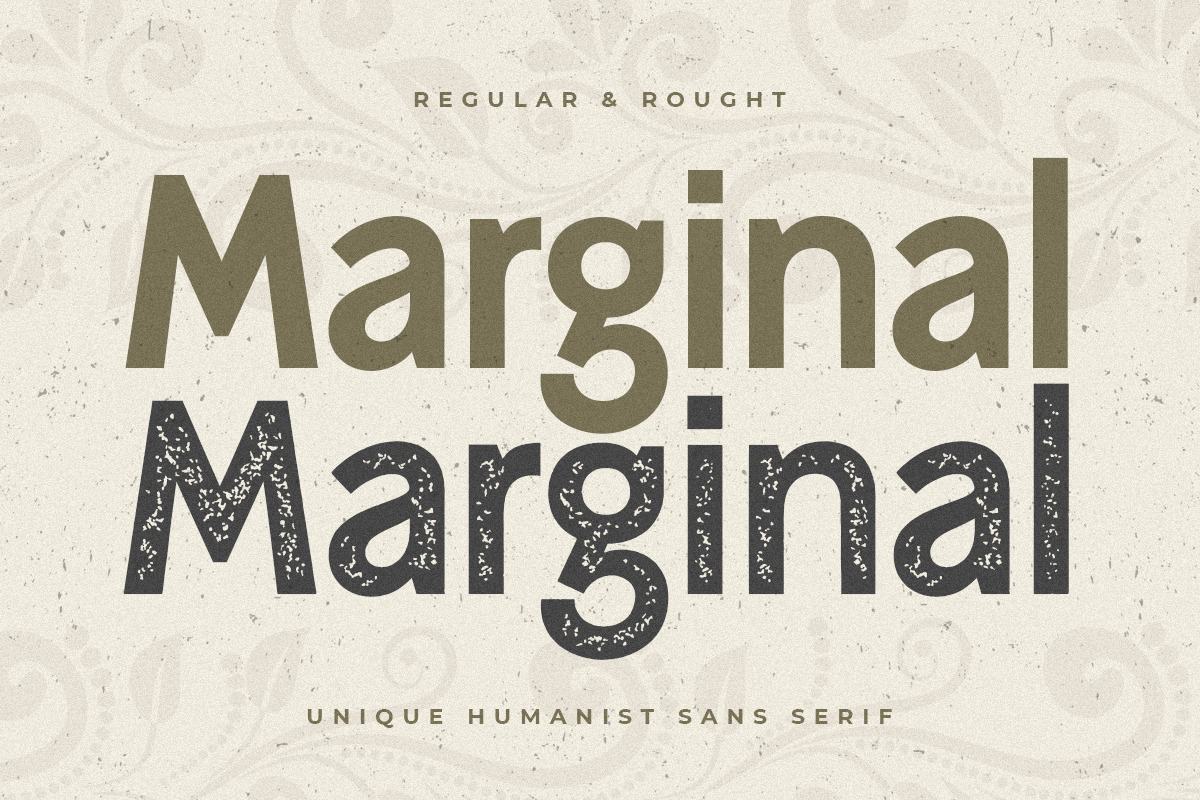 Marginal - Unique Humanist Sans Serif