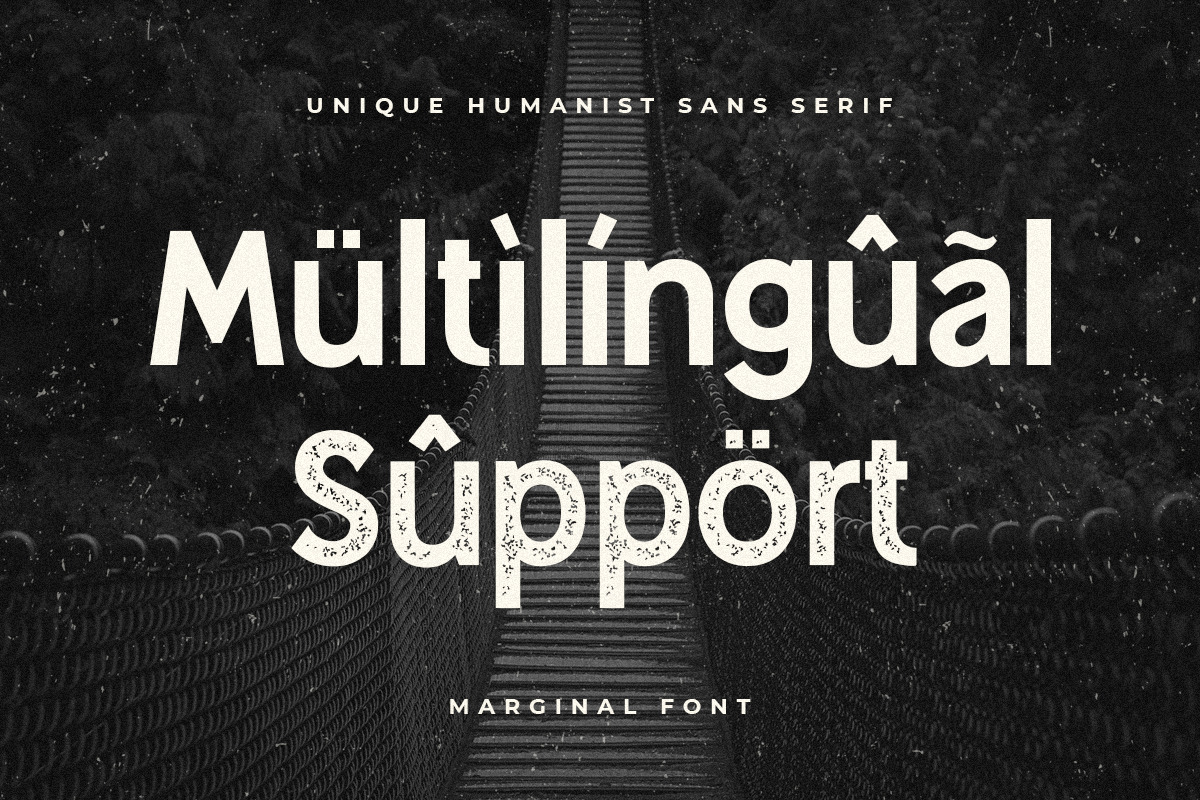 Marginal - Unique Humanist Sans Serif Marginal - Unique Humanist Sans Serif