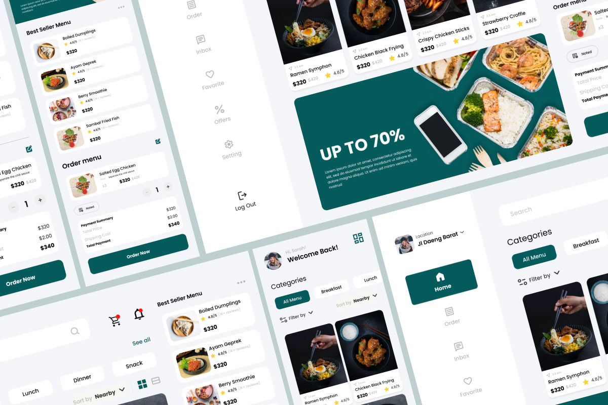 Foodies - Food Menu Dashboard V2 Foodies - Food Menu Dashboard V2