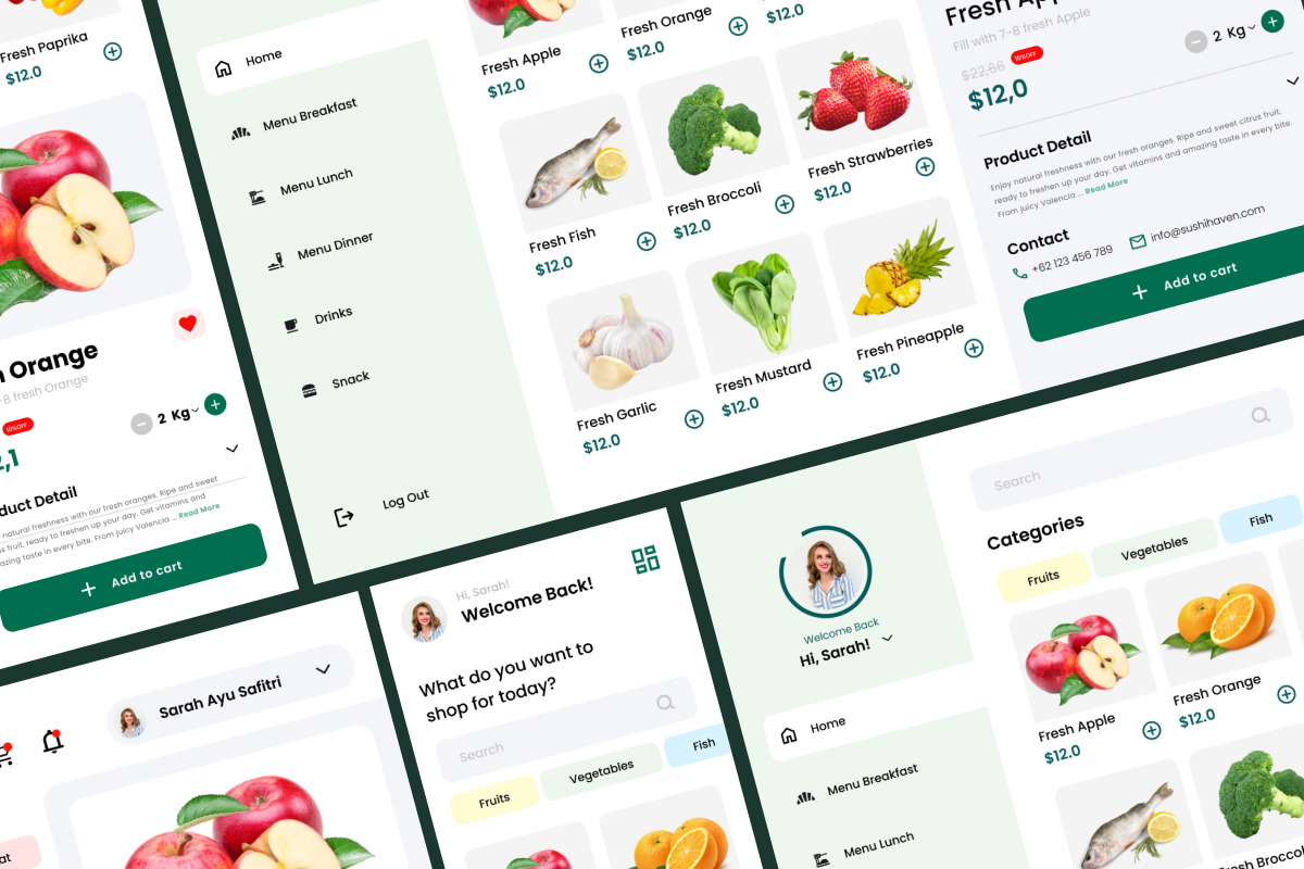 FreshCart - Grocery Dashboard V2 FreshCart - Grocery Dashboard V2