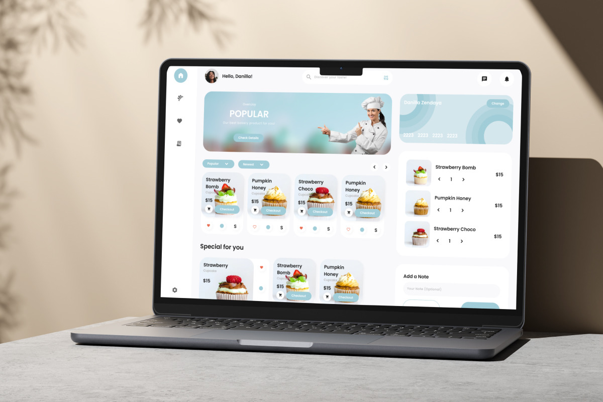 OvenJoy - Bakery Shop Dashboard V1 OvenJoy - Bakery Shop Dashboard V1