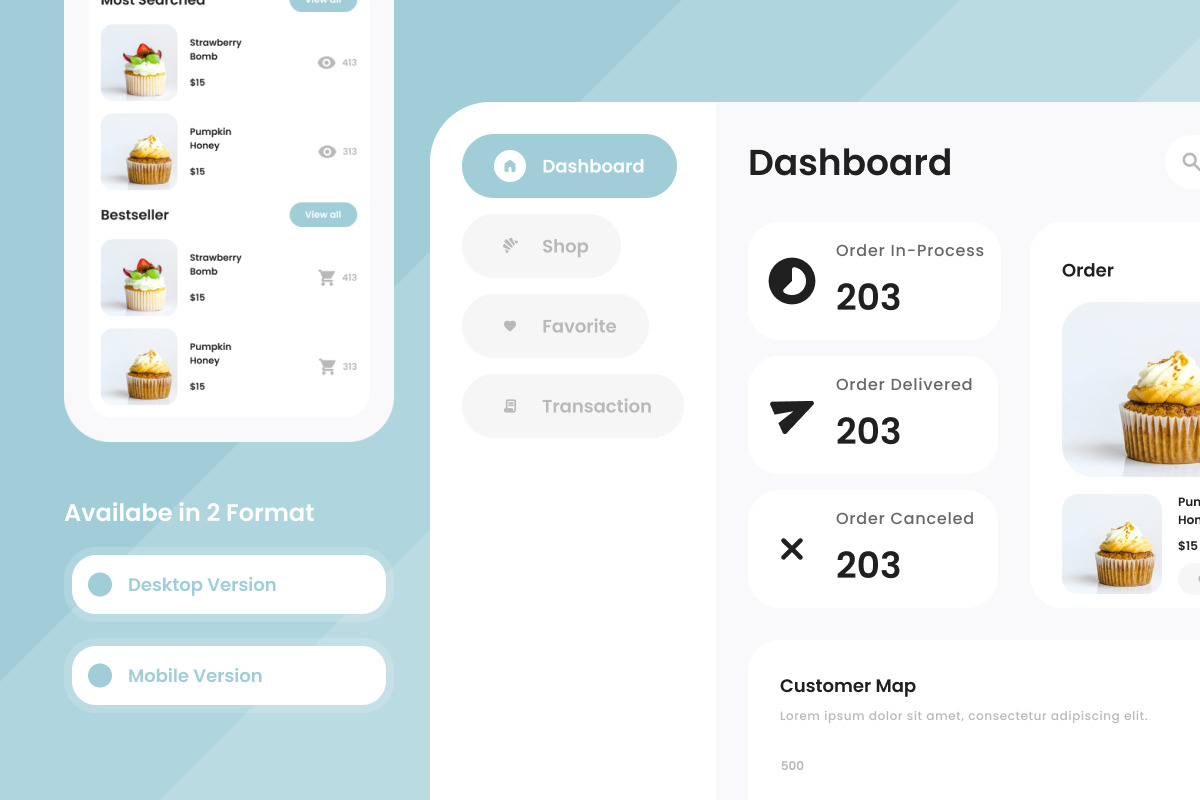 OvenJoy - Bakery Shop Dashboard V2