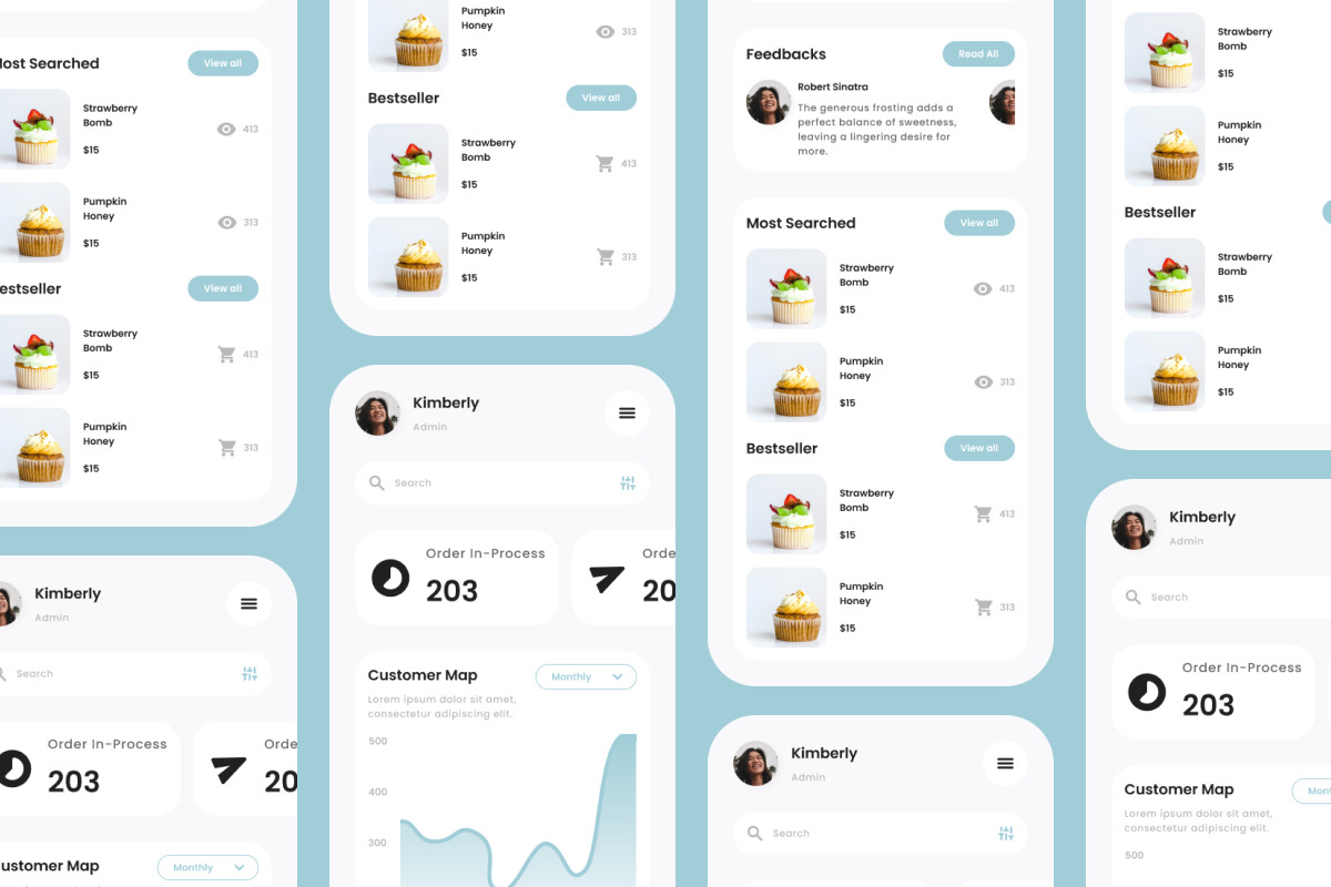 OvenJoy - Bakery Shop Dashboard V2