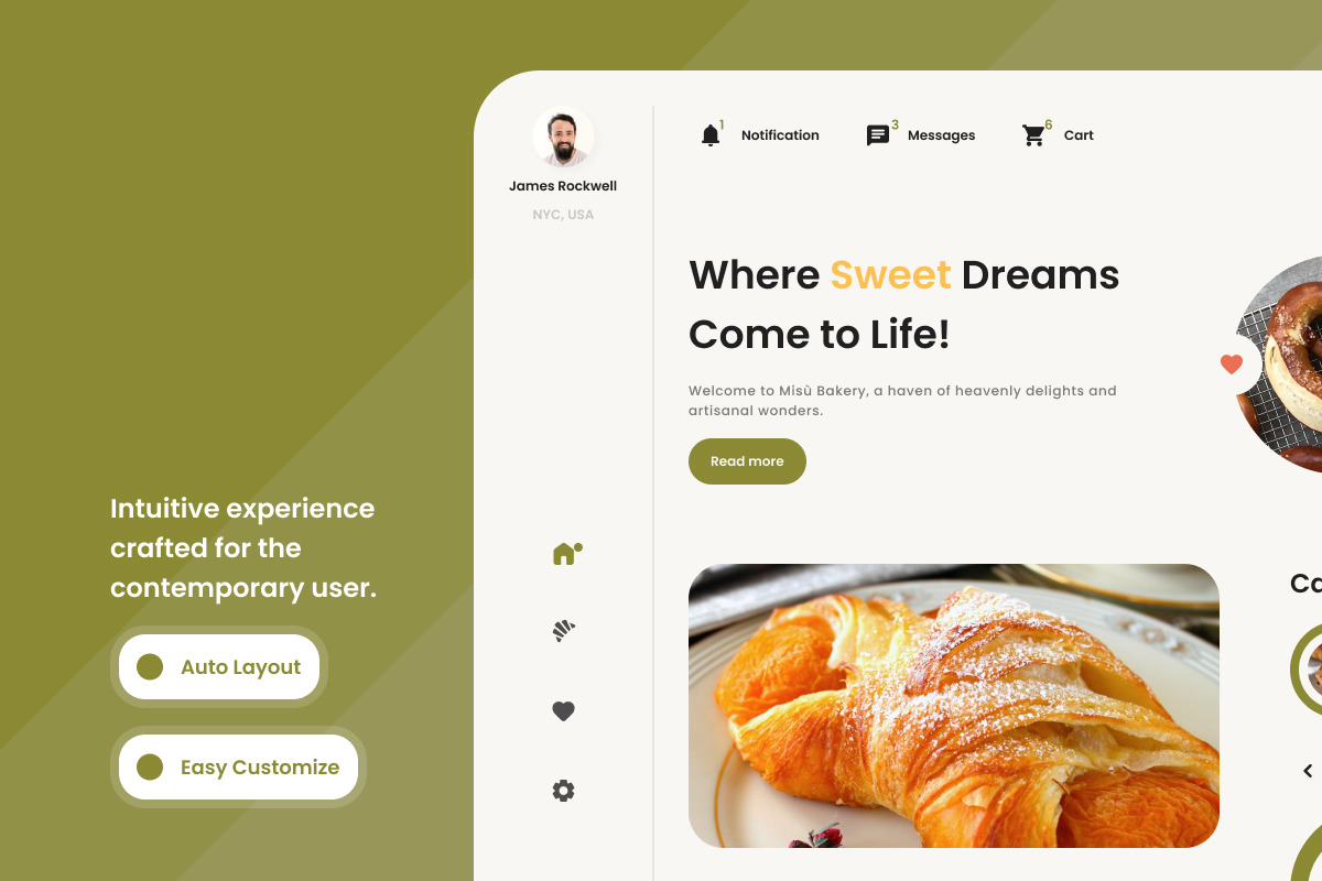 Misu - Bakery Shop Dashboard V1 Misu - Bakery Shop Dashboard V1