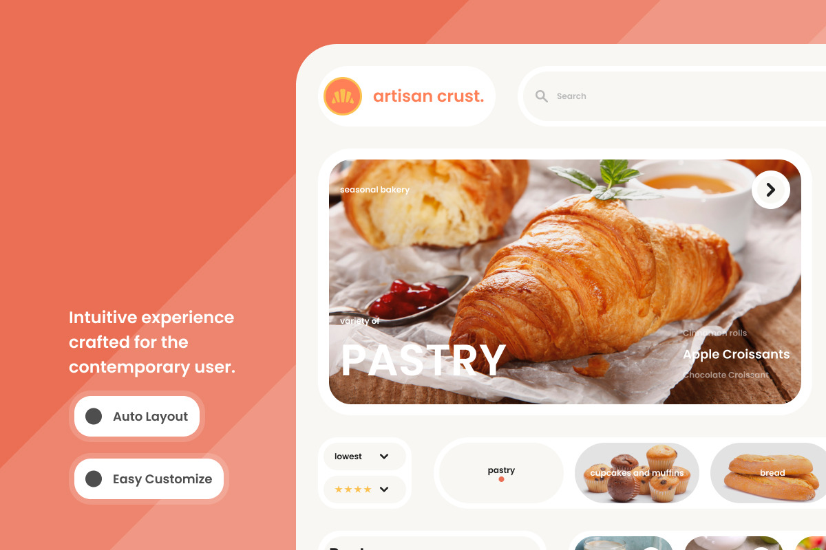 Artisan Crust - Bakery Shop Dashboard V1 Artisan Crust - Bakery Shop Dashboard V1