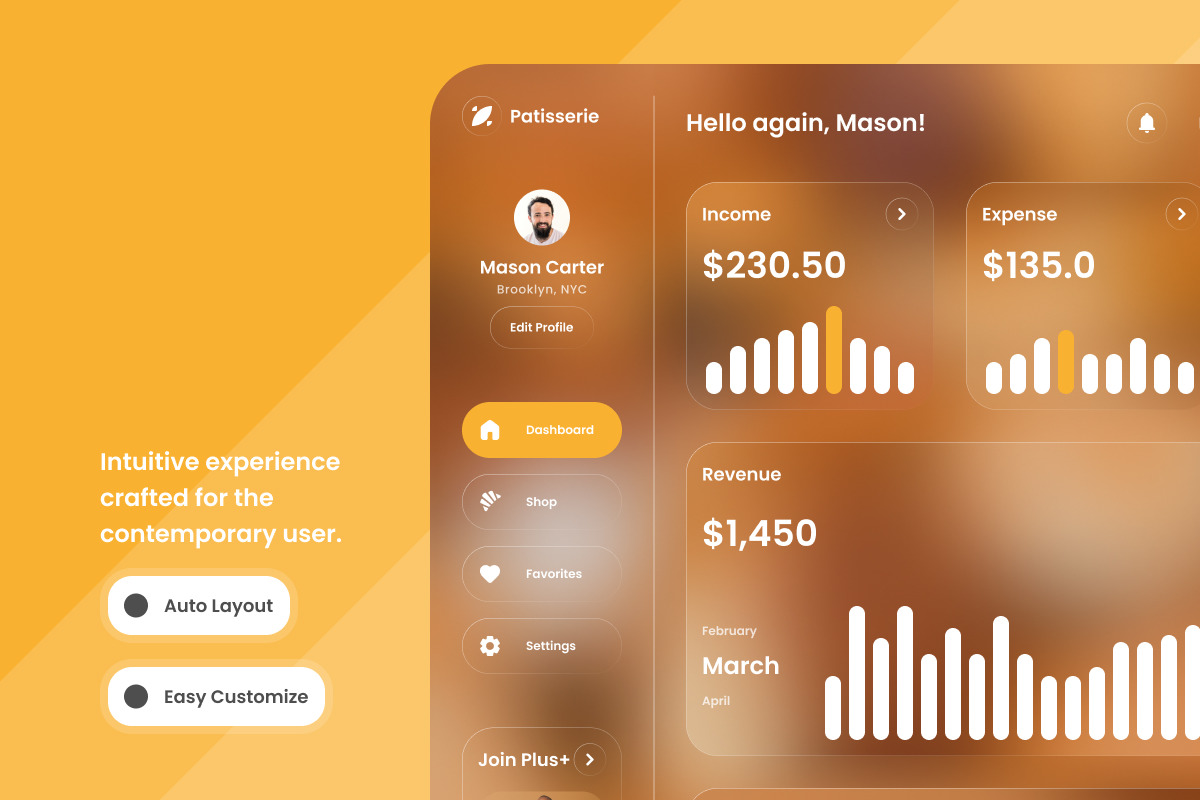 Patisserie - Bakery Shop Dashboard V2 Patisserie - Bakery Shop Dashboard V2