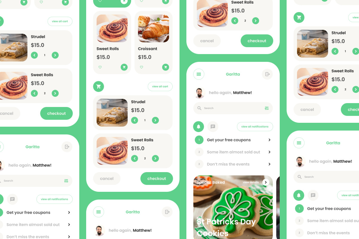 Garitta - Bakery Shop Dashboard V1 Garitta - Bakery Shop Dashboard V1