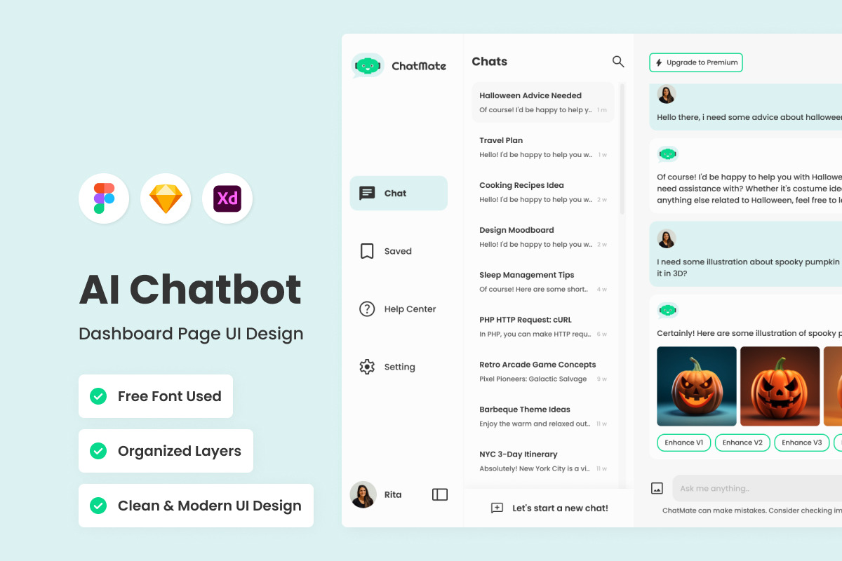 ChatMate - AI Chatbot Dashboard V2 ChatMate - AI Chatbot Dashboard V2