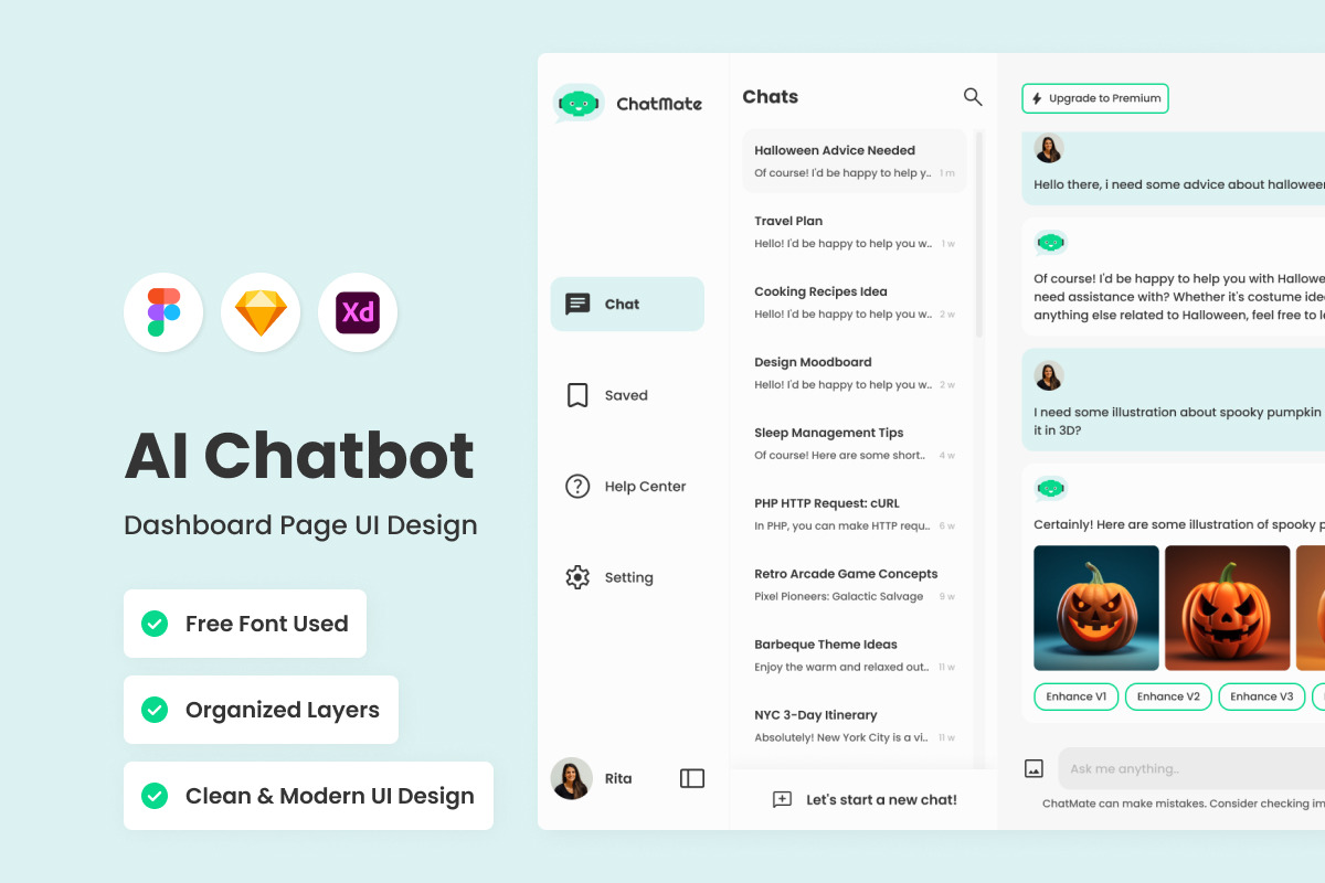 ChatMate - AI Chatbot Dashboard V2