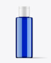 Blue Cosmetic Bottle Mockup